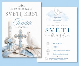Vabilo za sveti krst 1 G