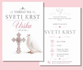 Vabilo za sveti krst 1 E