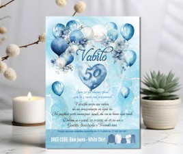 Vabilo za rojstni dan 1 J