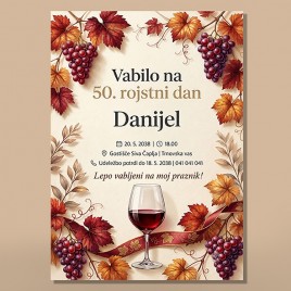 Vabilo za rojstni dan 3 B