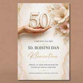 Vabilo za rojstni dan 3 D
