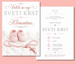 Vabilo na sveti krst 3 B