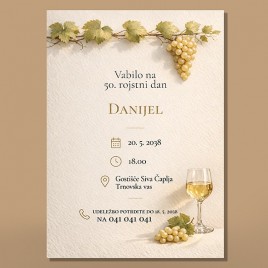 Vabilo za rojstni dan 4 B