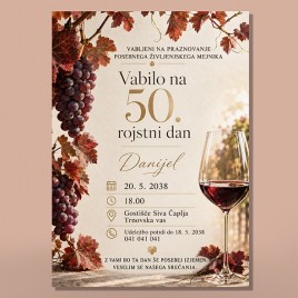Vabilo za rojstni dan 4 D