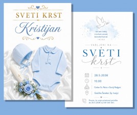 Vabilo za sveti krst 3 F