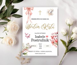 Vabilo za sveti krst 3 K