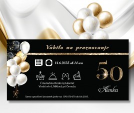 Vabilo za rojstni dan 10 D