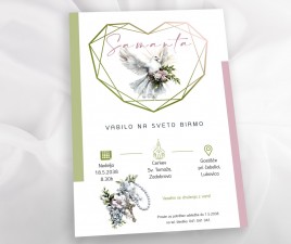 Vabilo za sveto birmo 3 G