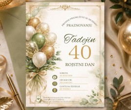Vabilo za rojstni dan 1 A 1