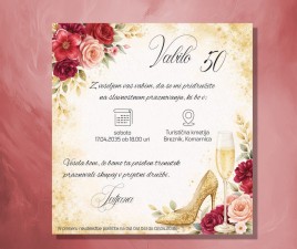 Vabilo za rojstni dan 1 A 16