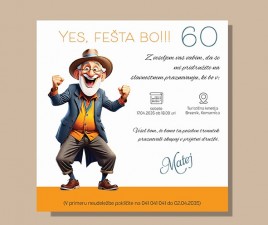 Vabilo za rojstni dan 1 A 25