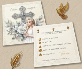 Vabilo za sveto obhajilo 1 A 15