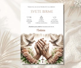 Vabilo za sveto birmo 1 A 18