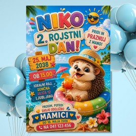 Otroško vabilo 3 A 3