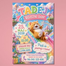 Otroško vabilo 3 A 14