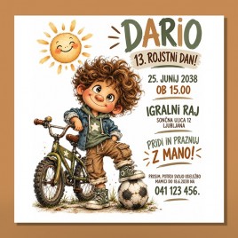 Otroško vabilo 3 A 29