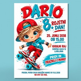 Otroško vabilo 3 A 39
