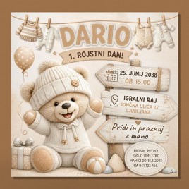 Otroško vabilo 3 A 44