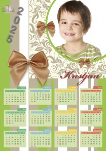 Otroški enolistni A3 koledarji